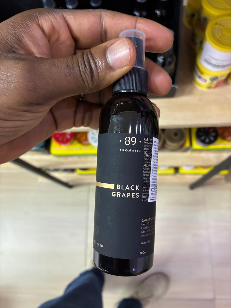 Perfume Car 89 Aromatic BLACK GRAPES 100 ml